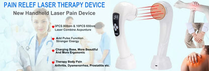 Arthritis Wound Healing Laser Pain Relief 808nm And 650nm Sciatica Heel Spurs Neck Pain Cold Laser Therapy Body Pains