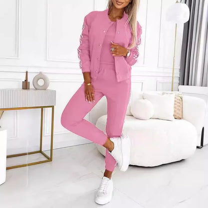 Elegant Striped 3-Piece Suit – Chic & Comfy