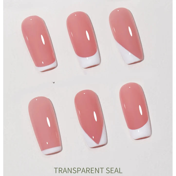 Nail Stamper Jelly Silicone Printing Nail Polish Stamping French Tip Nail Stamp Template with Scraper  Manicure Stencil Tools